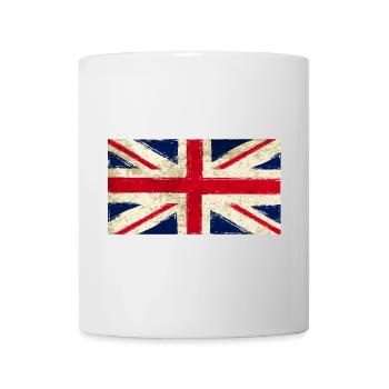 Vintage London Flag- Retro- London- UK - Mug - white - Front
