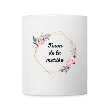 team de la mariée demoiselles d'honneur EVJF - Mug blanc - blanc - Devant