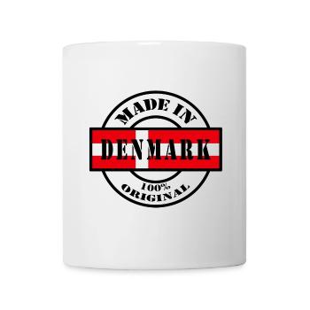 MADE IN DENMARK, Dänemark Kopenhagen Skandinavien - Tasse - Weiß - Vorne