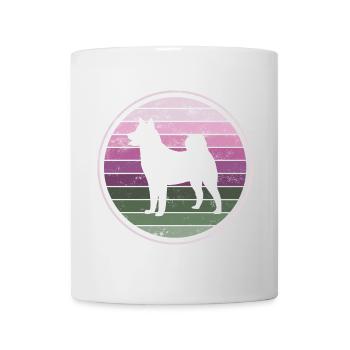 Akita Shiba Inu dog - Mug - white - Front