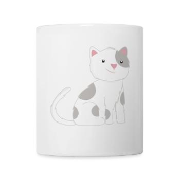 Katze Katzen - Tasse - Weiß - Vorne