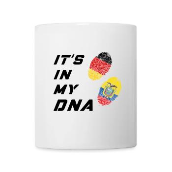 In meiner DNA Deutschland und Ecuador - Tasse - Weiß - Vorne