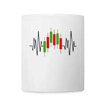 Diagramm Finanzen - Tasse - Weiß - Vorne
