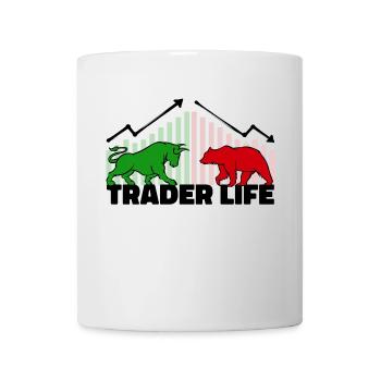 Finanzen Statement Traden - Tasse - Weiß - Vorne