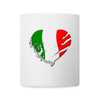 heart Italy - Heart Italy - Mug - white - Front