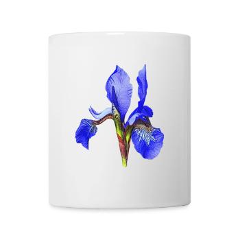 geburtstagsgeschenk mutter, schwertlilie - Tasse - Weiß - Vorne