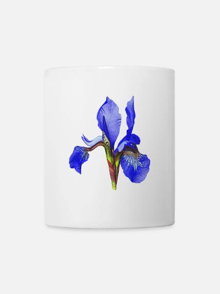 geburtstagsgeschenk mutter, schwertlilie - Tasse - Weiß