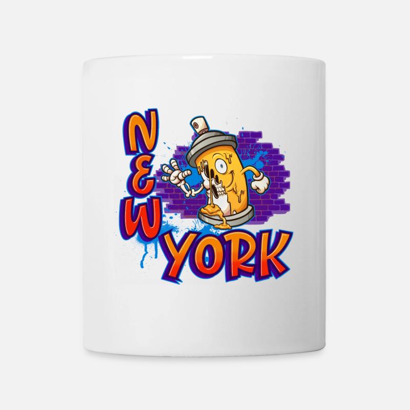 New York Graffiti - Mug blanc - blanc