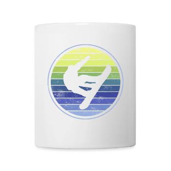 Snowboard Snowboarder - Tasse - Weiß - Vorne