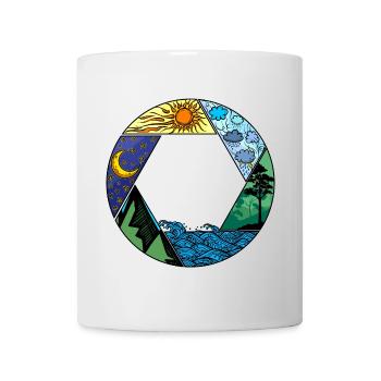 Mutter Natur Baum Umwelt - Tasse - Weiß - Vorne