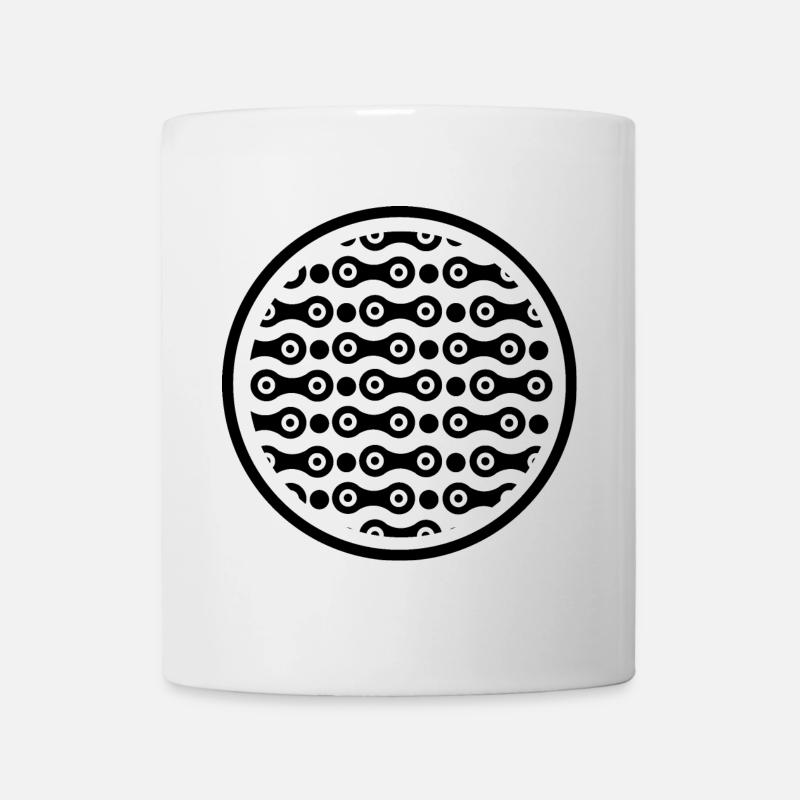 Vélo de chaîne Vélo Chaîne Vélo d’équipe - Mug blanc - blanc