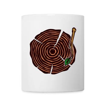Naturliebhaber Natur Baum - Tasse - Weiß - Vorne