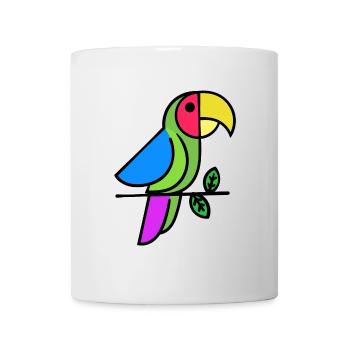 Natur Vogel Tiere - Tasse - Weiß - Vorne