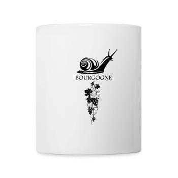 Burgund - Tasse - Weiß - Vorne