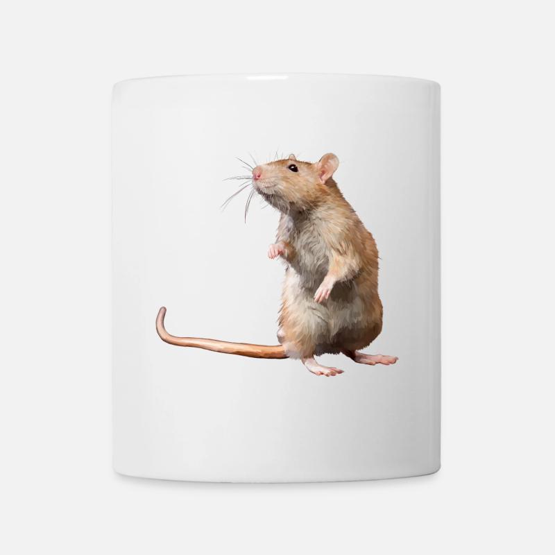 Maus - Tasse - Weiß