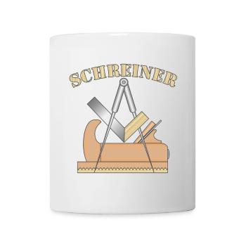 Die Schreiner Zunft - Tasse - Weiß - Vorne
