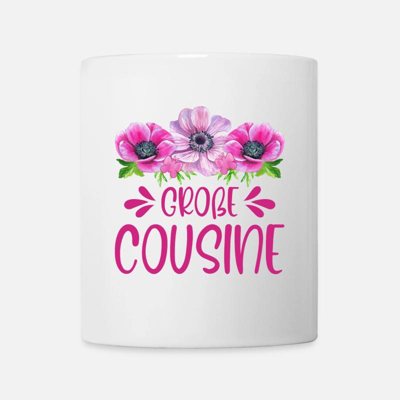 Große Cousine - Tasse - Weiß