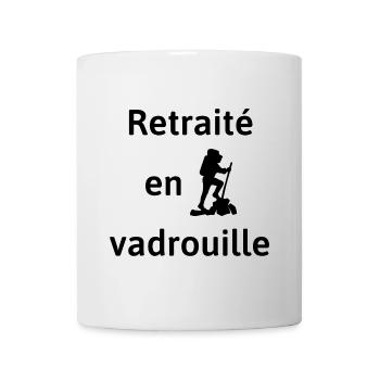 retraité en vadrouille randonnée randonneur - Mug blanc - blanc - Devant
