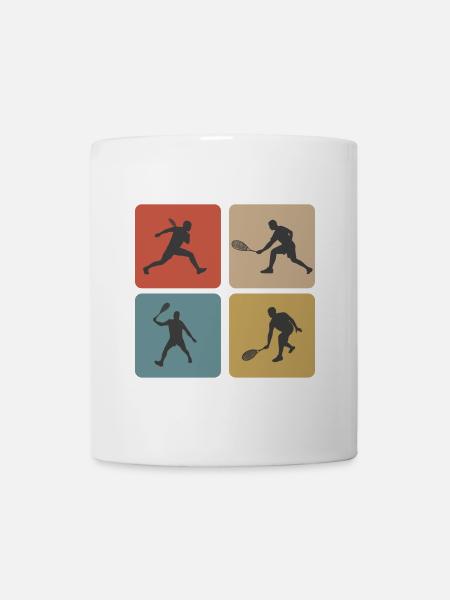 design sport de squash - Mug blanc - blanc