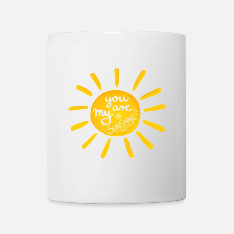 Soleil; Soleil - Mug blanc - blanc