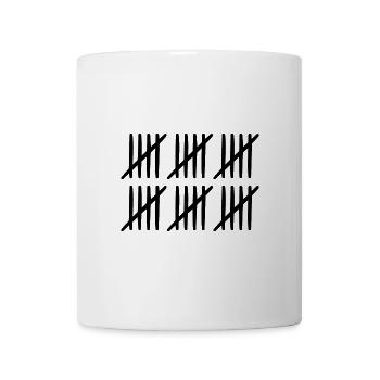 30 birthday tally sheet - 30 years old - Mug - white - Front