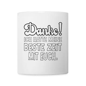 DANKESCHÖN ABSCHIED - Tasse - Weiß - Vorne