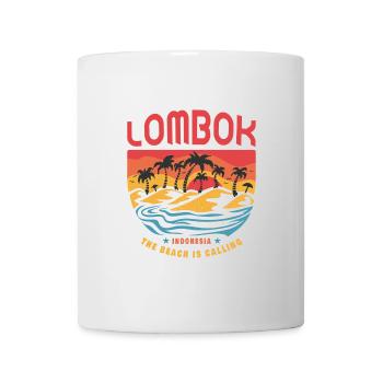 Lombok Indonesia Beach Design - Mug - white - Front