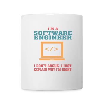 Funny Software Engineering Quote for Software Engi - Mug - white - Front