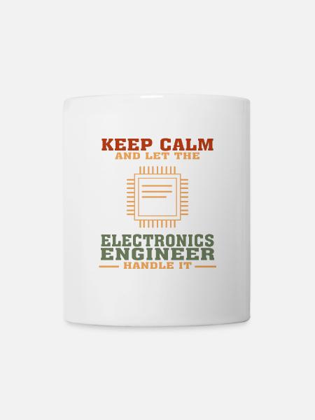Drôle de citation d’ingénierie électronique pour électronique - Mug blanc - blanc