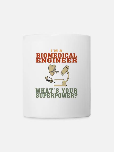 Drôle de citation de génie biomédical pour biomédical - Mug blanc - blanc