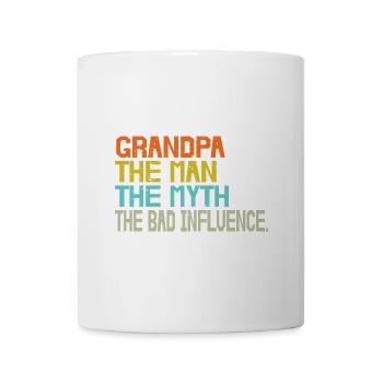 Opa Der Mann Der Mythos Schlechter Einfluss - Tasse - Weiß - Vorne