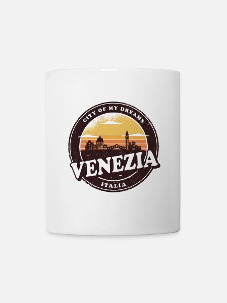 Venice Vintage Skyline Design - Mug - white