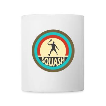 Squash Vintage Design - Tasse - Weiß - Vorne