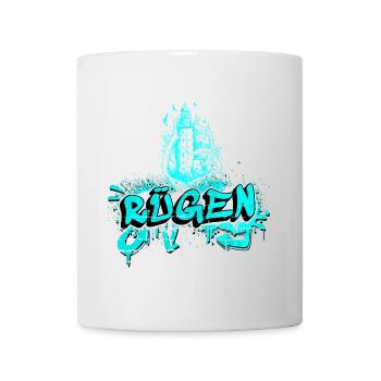 Rügen Graffiti Lighthouse Design - Mug - white - Front