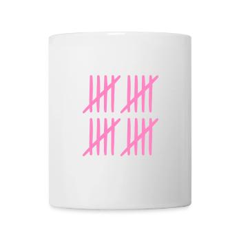 20th birthday tally sheet 20 years old - Mug - white - Front