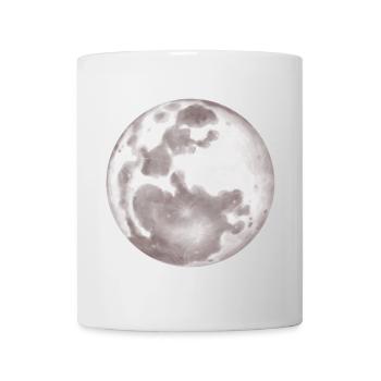 Vollmond Werwolf Halloween Fantasy Shirt - Tasse - Weiß - Vorne