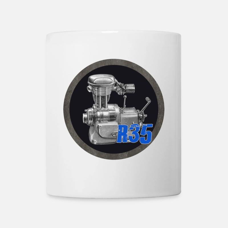 R35 Oldtimer Motorrad - Tasse - Weiß