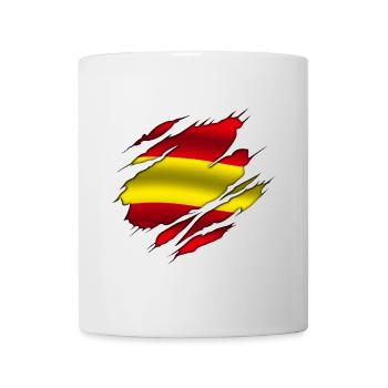 Spanien - Spanien - Spanien - Zerrissenes Design - Tasse - Weiß - Vorne