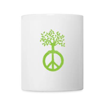 Hippie Peace Sign Inklusion Frieden - Tasse - Weiß - Vorne