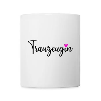 Trauzeugin Design für Junggesellinnenabschied JGA - Tasse - Weiß - Vorne