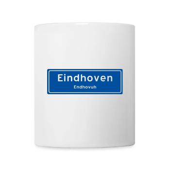 Ortsschild Eindhoven - Tasse - Weiß - Vorne