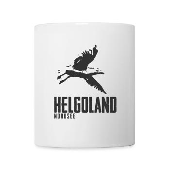 Helgoland Nordsee Insel Motiv Möwe - Tasse - Weiß - Vorne