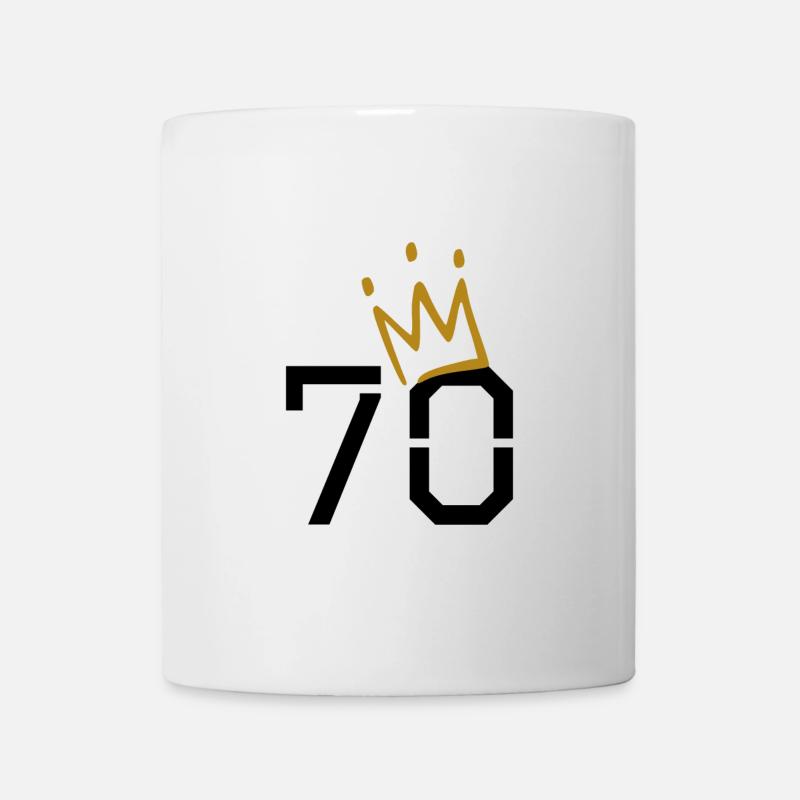 Anniversaire de 70 ans - Mug blanc - blanc