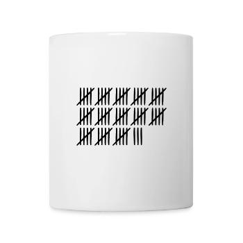 68th birthday tally sheet 68 years old - Mug - white - Front