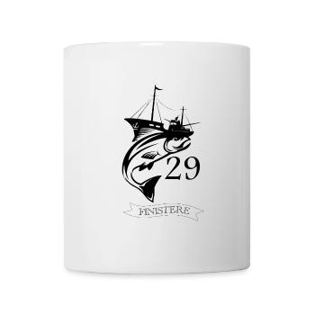 Finistère - Mug blanc - blanc - Devant