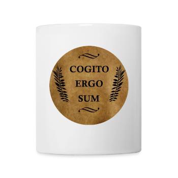 Cogito Ergo Sum - Mug blanc - blanc - Devant