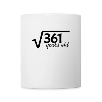 19th birthday - 19 years old root math - Mug - white - Front