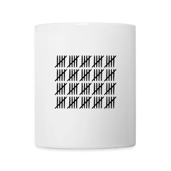 100 birthday tally sheet 100 years old - Mug - white - Front