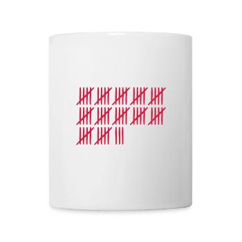 63 birthday tally sheet 63 years old - Mug - white - Front