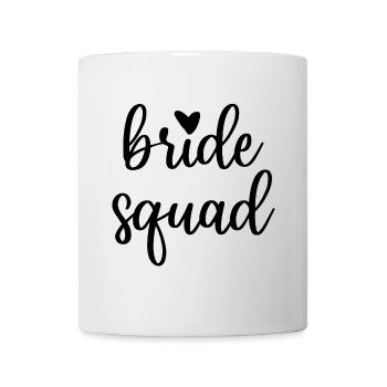 Bride Squad with Heart JGA Bachelorette - Mug - white - Front